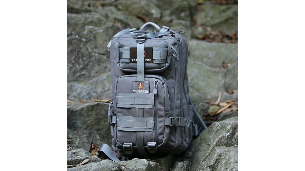 Roaring Fire Timber Wolf Tactical Molle Backpack, Bug Out Bag, Gray, 19.68x11.8x9.8 inch, RF-Graypack-01