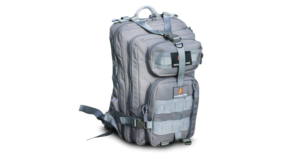 Roaring Fire Timber Wolf Tactical Molle Backpack, Bug Out Bag, Gray, 19.68x11.8x9.8 inch, RF-Graypack-01