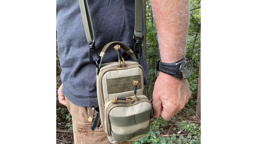 Roaring Fire Tinder Tactical Organizer Pouch, Desert Tan, 7.48x5.1 inch, RF-Pouch DT-02