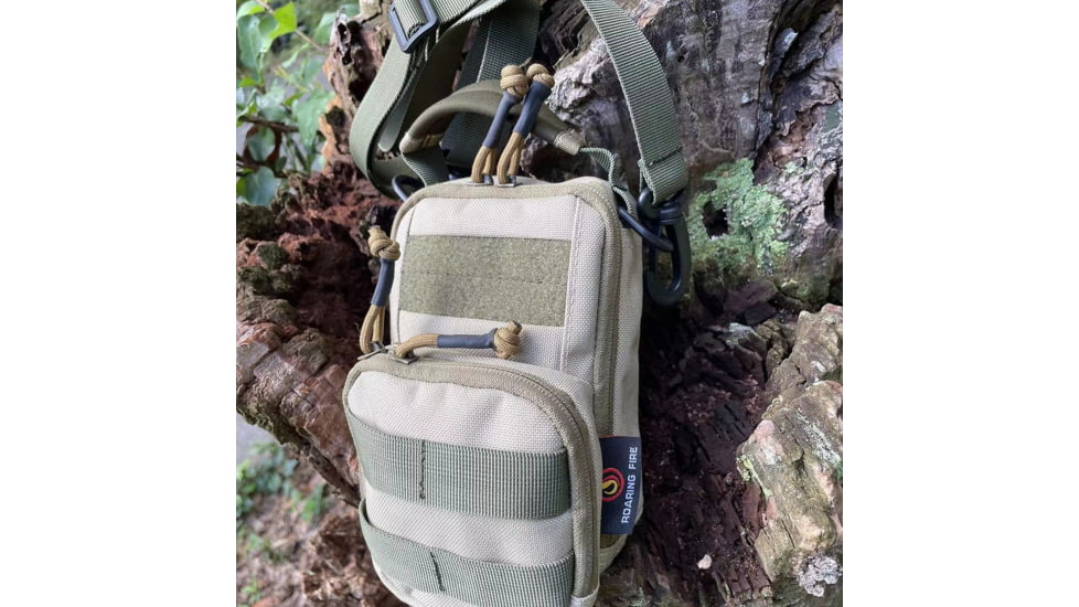 Roaring Fire Tinder Tactical Organizer Pouch, Desert Tan, 7.48x5.1 inch, RF-Pouch DT-02