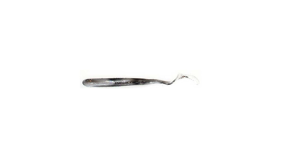 Roboworm Curly Tail Worm, 4 .5", Hologram Shad, 10/Pack, CR-M13H