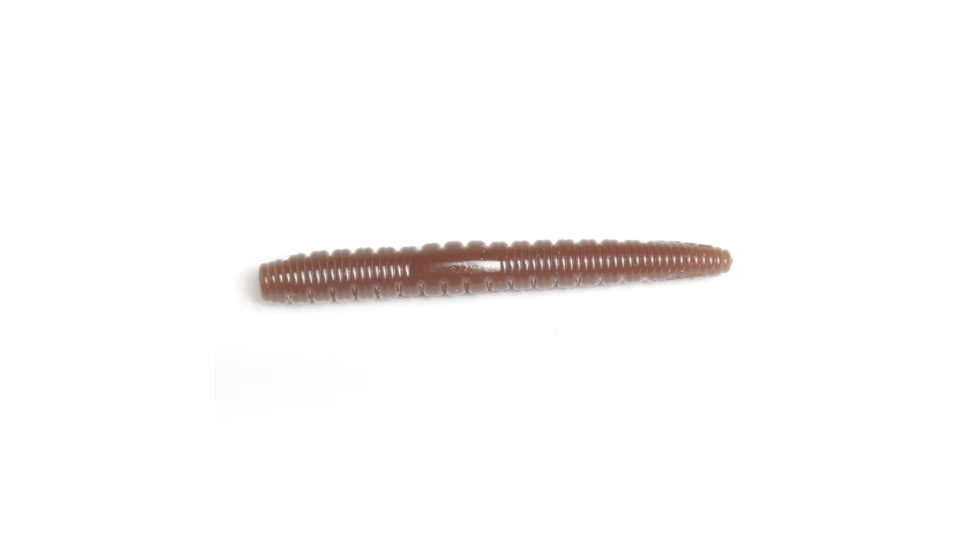Roboworm Ned Worm 3in, 8 pack, Oxblood Light Red Flake, N3-A2AR