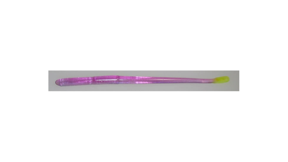 Roboworm Straight Tail Worm, 6in, 10 Pack, Morning Dawn Chartreuse, SR-HK3O