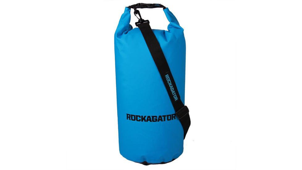 Rockagator Heavy Duty Dry Bag, 30 Liters, Waterproof, Light Blue/Black, DB30LBLUE