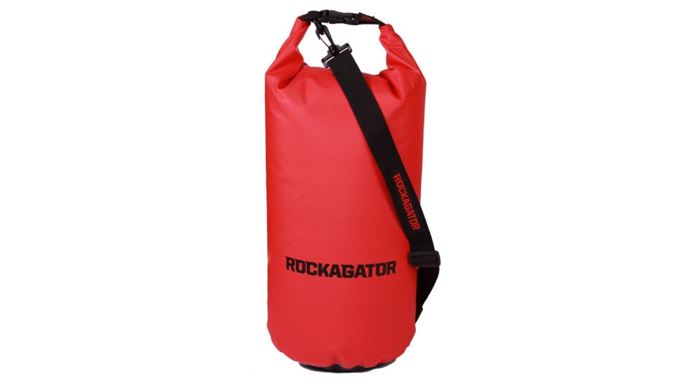 Rockagator Heavy Duty Dry Bag, 30 Liters, Waterproof, Red/Black, DB30RED