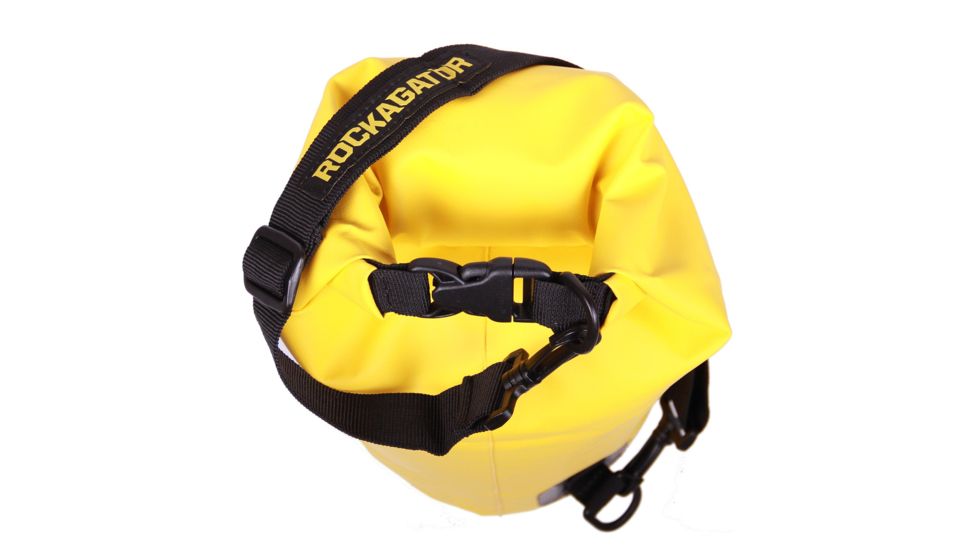 Rockagator Heavy Duty Dry Bag, 30 Liters, Waterproof, Yellow/Black, DB30YLW