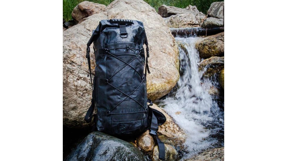 Rockagator Kanarra Series Backpack, 90 Liters, Waterproof, Black, KNRA90BK