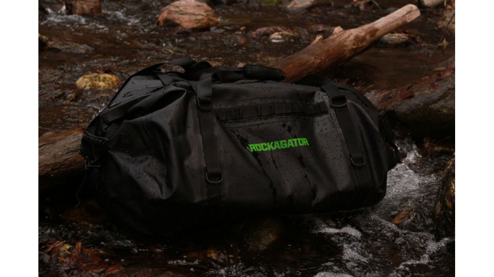 Rockagator Mammoth Series Duffle Bag, 60 Liters, Waterproof, Black, MMTH60BK