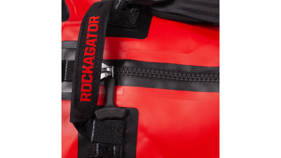 Rockagator Poseidon TPU TIZIP Waterproof Duffle Bag, 60L, Red, PSDN60CMSN