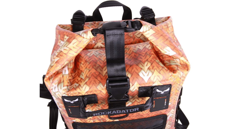 Rockagator Trident VOG Tactical Camo 40L TPU Waterproof Backpack, Orange, 40 Liter, TRDT40PYRA