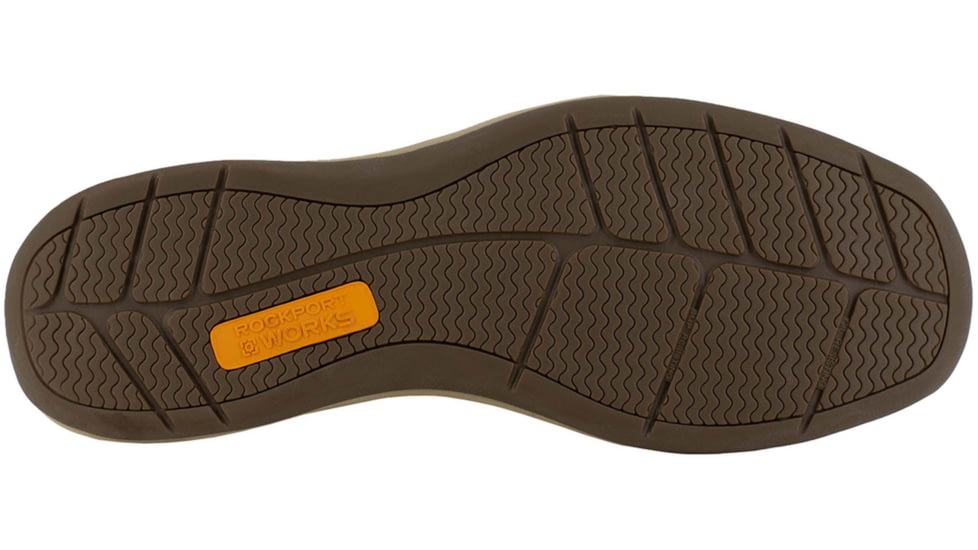 Rockport Mens Sailing Club Slip On Steel Toe Boat Shoes, Brown, 14, RK6737-BROWN-14-MENS-M