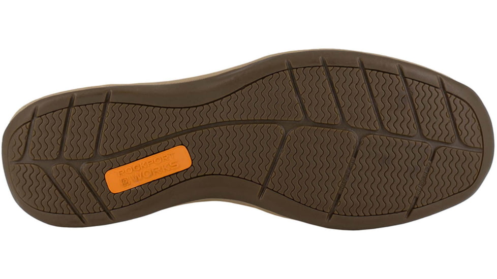 Rockport Womens Sailing Club 3 Eye Tie Boat Shoe w/Poron XRD Internal Met Guard, Brown, 8, RK634-BROWN-8-Womens-M