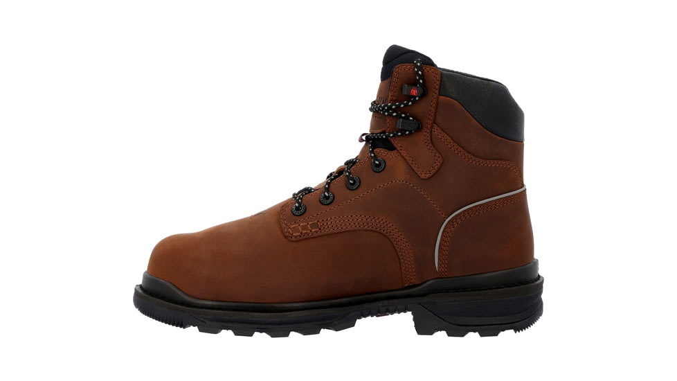 Rocky Boots Rams Horn Composite Toe Work Boot - Mens, 6in, Crazy Horse Brown, 13, RKK0440-M-13