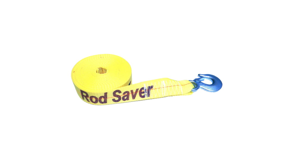 Rod Saver Heavy-Duty Winch Strap Replacement - Yellow - 2" x 20' 78346