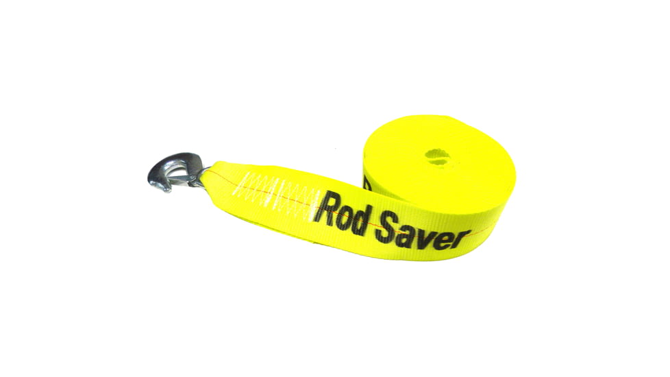 Rod Saver Heavy-Duty Winch Strap Replacement - Yellow - 3" x 30' 78351