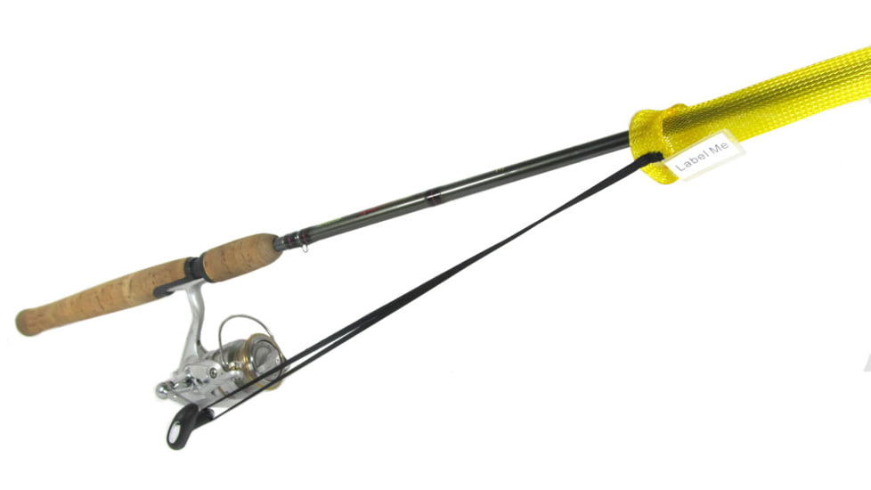 Outkast Tackle Slix Rod Cover - Spinning, 6 Ft., Small/Medium, Yellow, Small/Medium, RS114-6-Y-BG