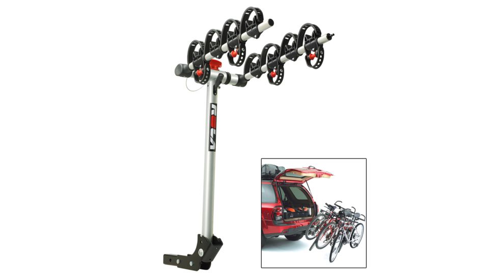 Rola Bike Carrier - TX w/Tilt &amp; Security - Hitch Mount - 4-Bike 47669