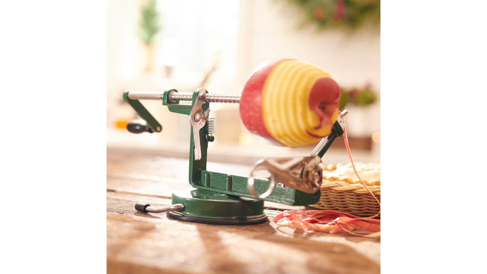 Roots &amp; Harvest Apple/Potato Peeler, Green/Carbon Steel, Small, 662