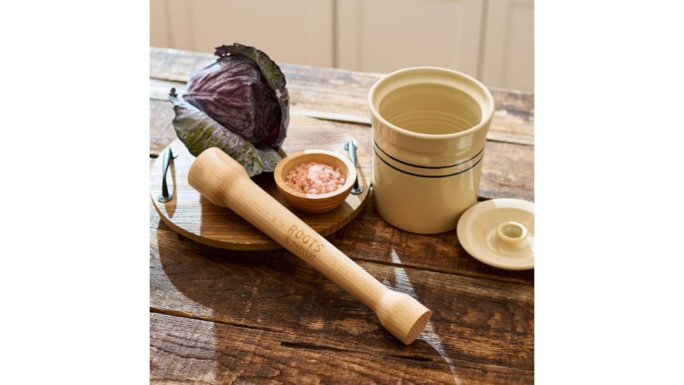 Roots &amp; Harvest Beechwood Stomper, Wood, Small, 1315