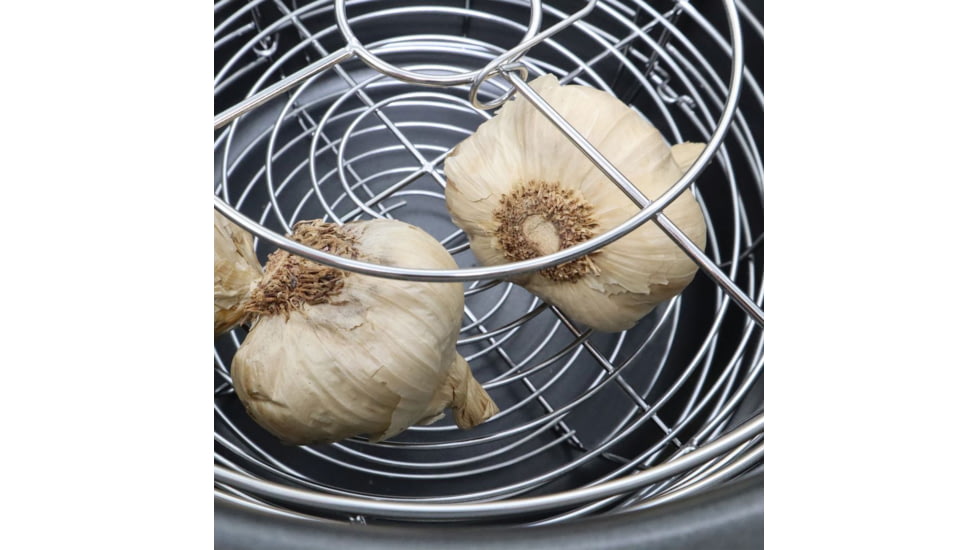 Roots &amp; Harvest Black Garlic Multi-Purpose Fermenter, Stainless Steel/Black, 1566