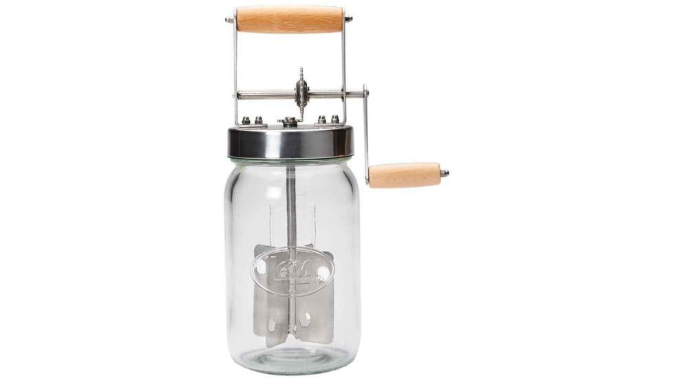 Roots &amp; Harvest Butter Churner, Clear/Stainless, Small, 1226