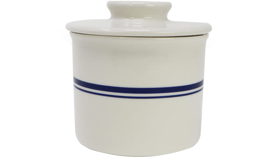 Roots &amp; Harvest Butter Keeper Crock, White, Small, 1238