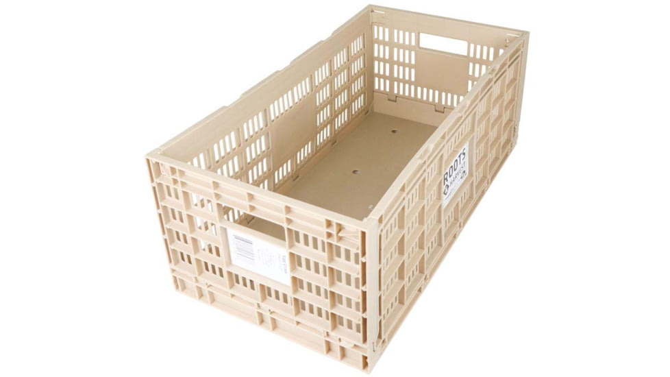 Roots &amp; Harvest Collapsible Egg Crate, Tan, 25 x 13 x 10-1/4in, 1707