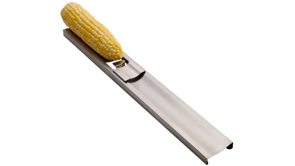 Roots &amp; Harvest Corn Cutter &amp; Creamer, 17in, Stainless Steel, Small, 913
