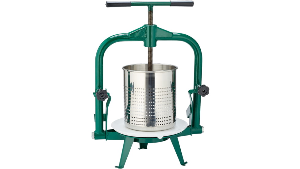 Roots &amp; Harvest Fruit &amp; Wine Press, Stainless Steel, Green, Large, 1118