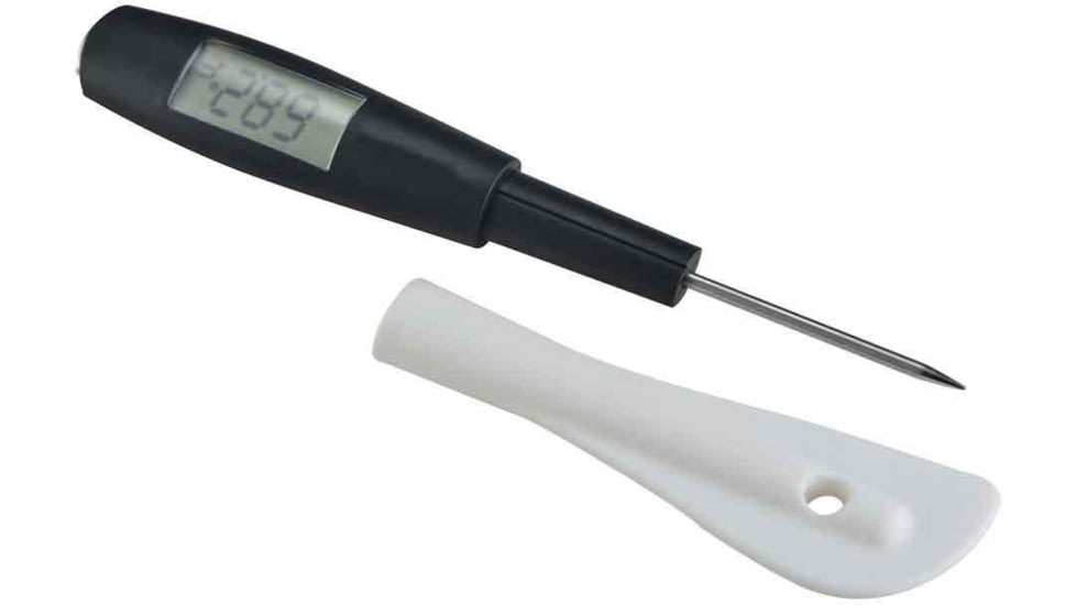 Roots &amp; Harvest Jelly Spatula w/Integrated Thermometer, Black/Gray, Small, 1320