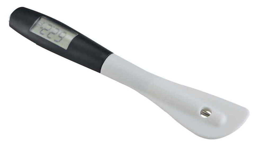 Roots &amp; Harvest Jelly Spatula w/Integrated Thermometer, Black/Gray, Small, 1320