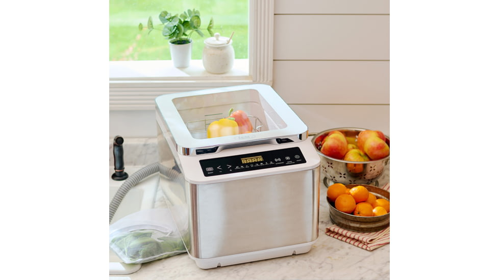 Roots &amp; Harvest Multi-Purpose Ultrasonic Cleaner, Stainless Steel, 1636