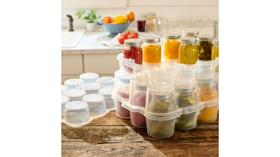 Roots &amp; Harvest SafeCrate for Quart Jars, 6 Count, 1718