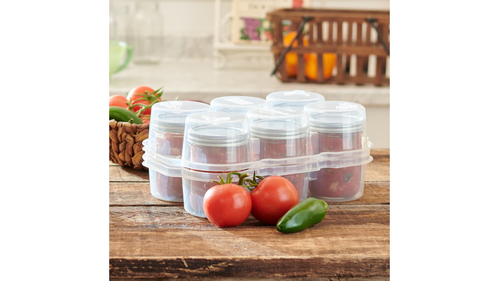 Roots &amp; Harvest SafeCrate for Quart Jars, 6 Count, 1718