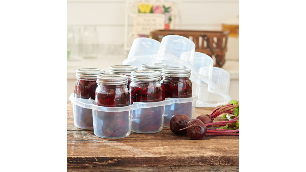 Roots &amp; Harvest SafeCrate for Quart Jars, 6 Count, 1718