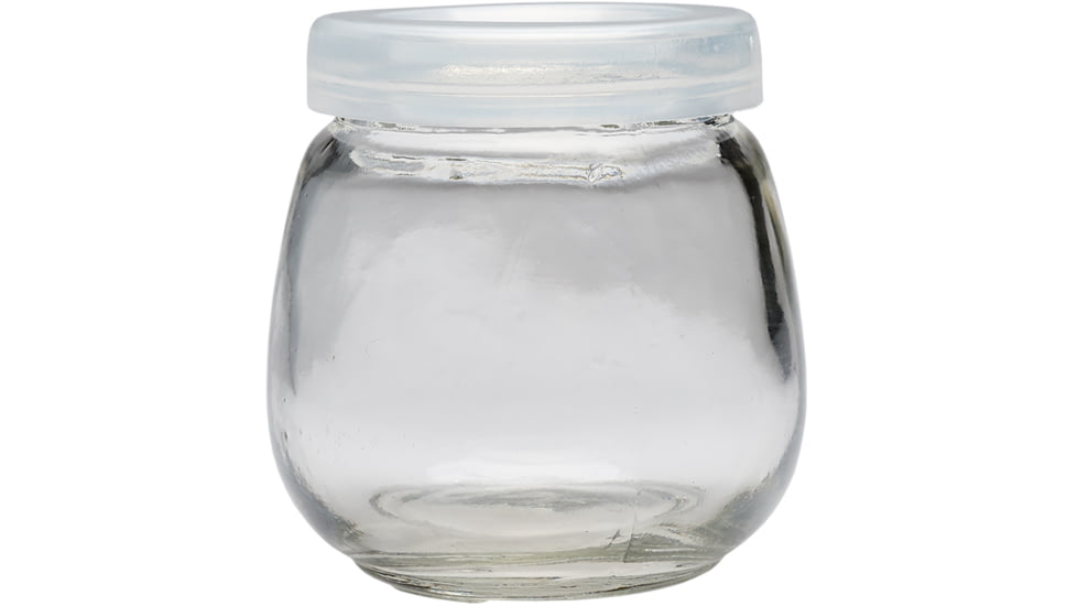 Roots &amp; Harvest Yogurt Jars, 4 oz, 12 pack, Clear/Stainless, Small, 1362