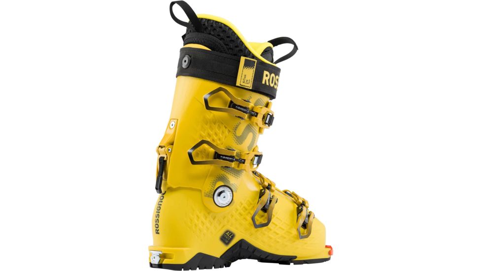 Rossignol Alltrack Elite 130 LT Alpine Touring Ski Boots, Sulfur Yellow, 25.5, RBH3000 000255