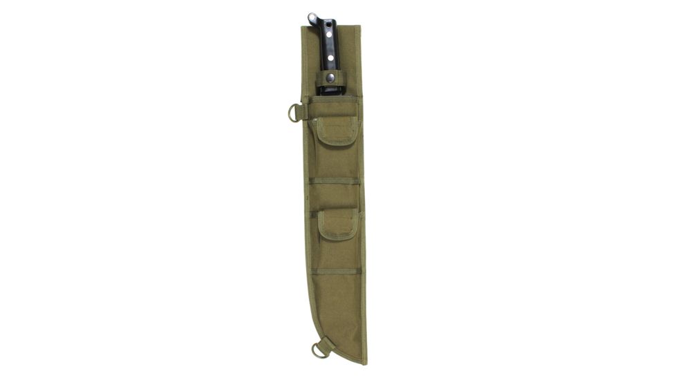 Rothco 18 Inch MOLLE Compatible Machete Sheath, Olive Drab, 835-OliveDrab