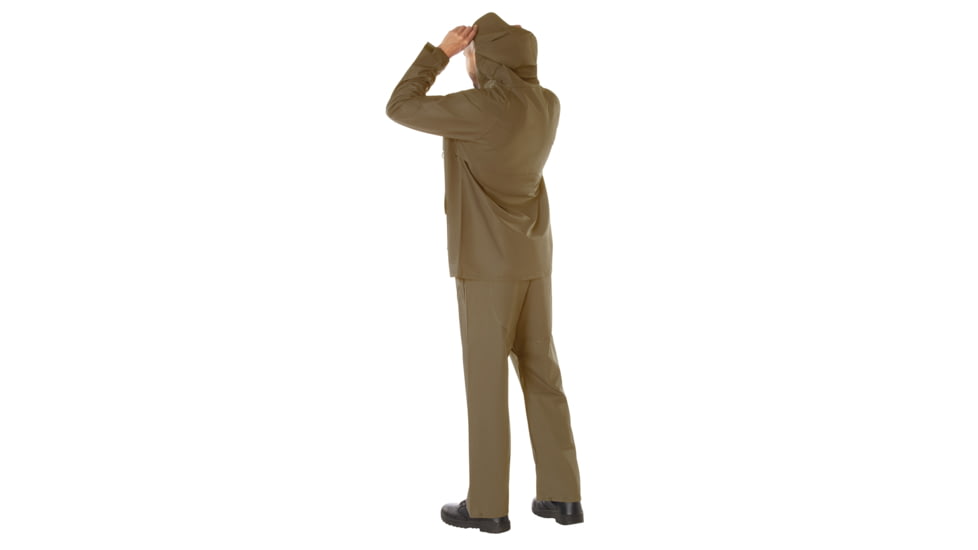 Rothco 2 Piece Microlite PVC Rainsuit - Mens, Coyote Brown, Extra Large, 37650-CoyoteBrown-XL