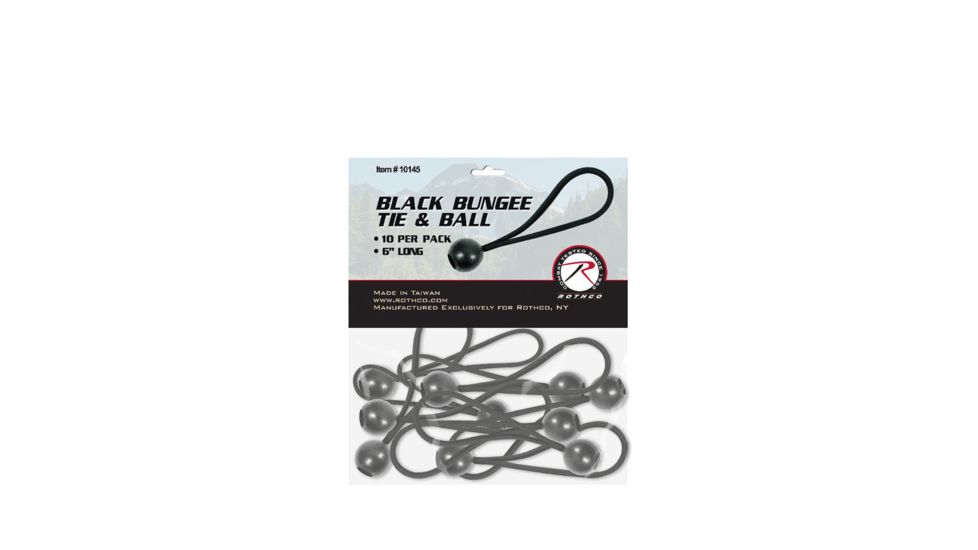 Rothco 6 Bungee Tie And Ball, 10145