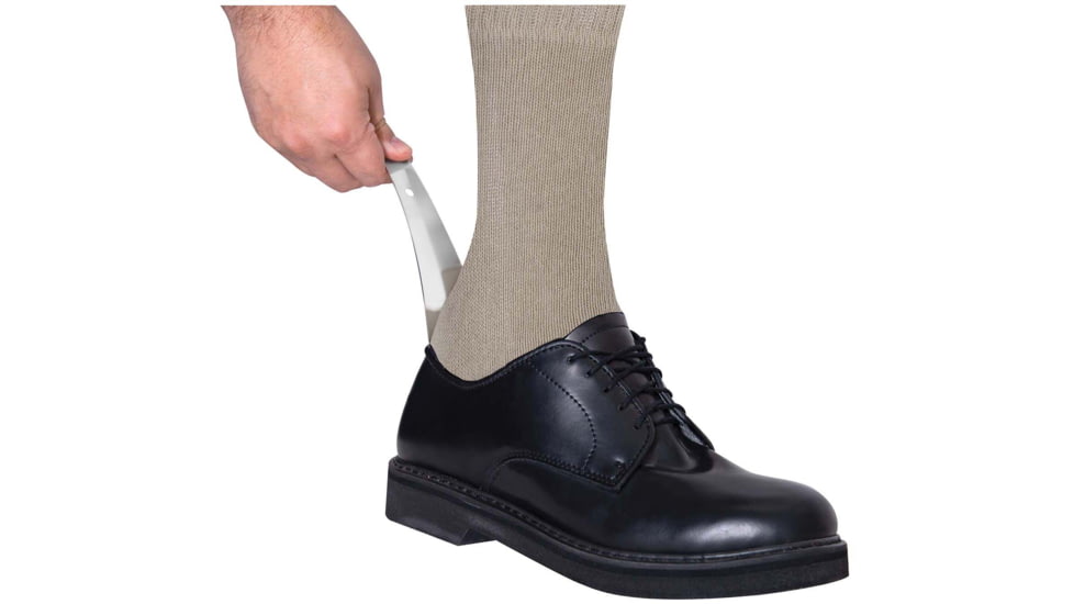 Rothco 6 Inch Stainless Steel Shoe Horn, 6in x 1.5/8in, 1244