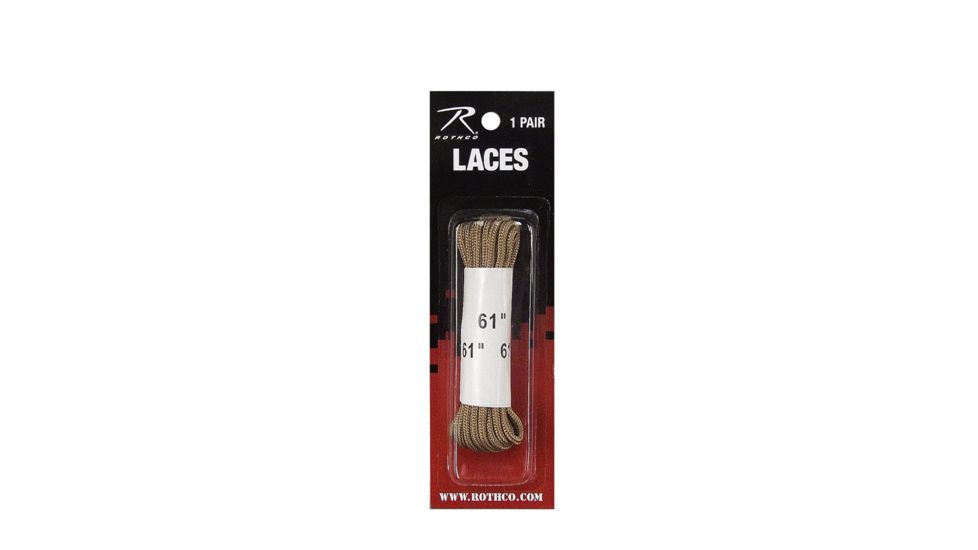 Rothco 61 Military Boot Laces, Desert Sand, 7158-DesertSand