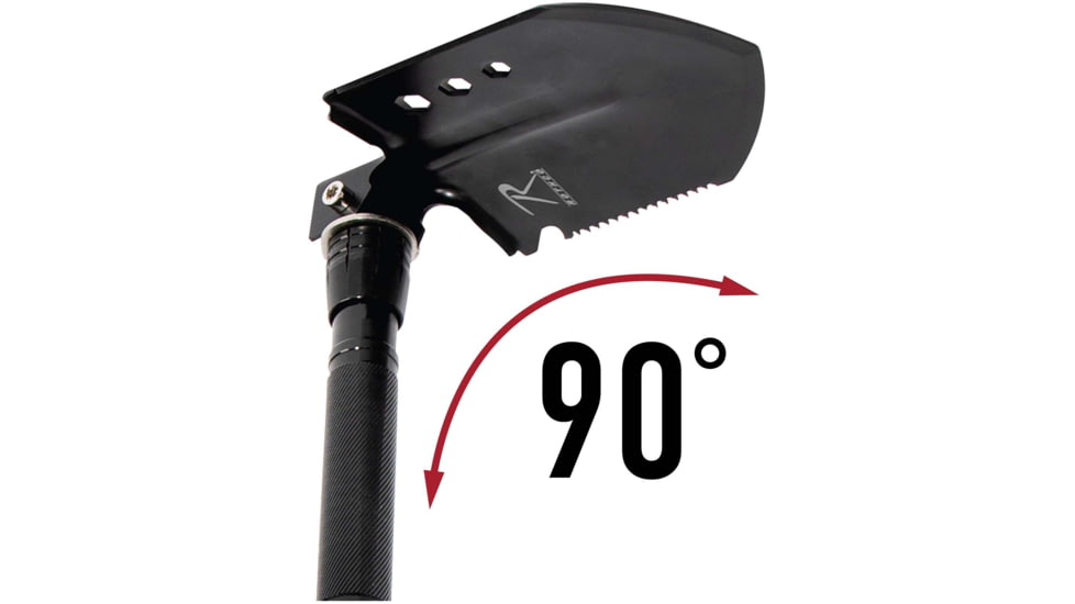 Rothco 8-in-1 Multi-Tool Survival Shovel / Portable Camping Entrenching Tool - Stainless Steel, 10156