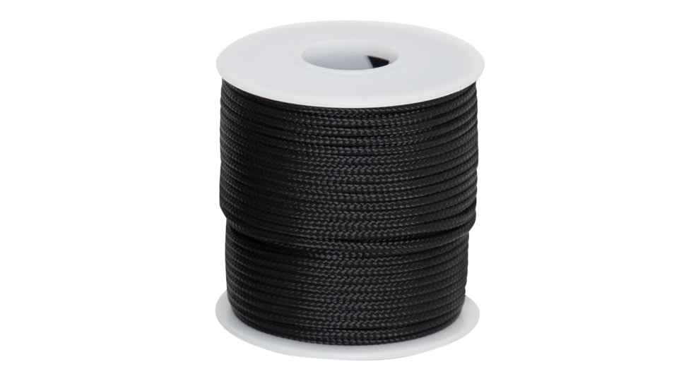Rothco 95lb Micro Cord 100ft Spool, Black, 85-Black