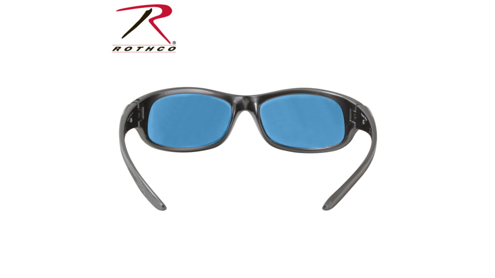Rothco 9MM Sunglasses, Blue / Mirror, 4356-BlueMirror