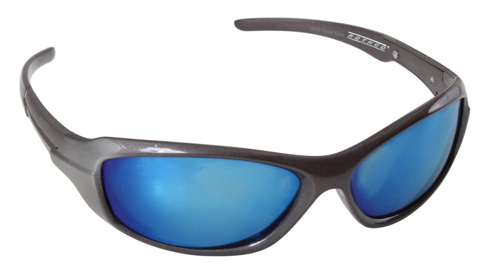 Rothco 9MM Sunglasses, Blue / Mirror, 4356-BlueMirror