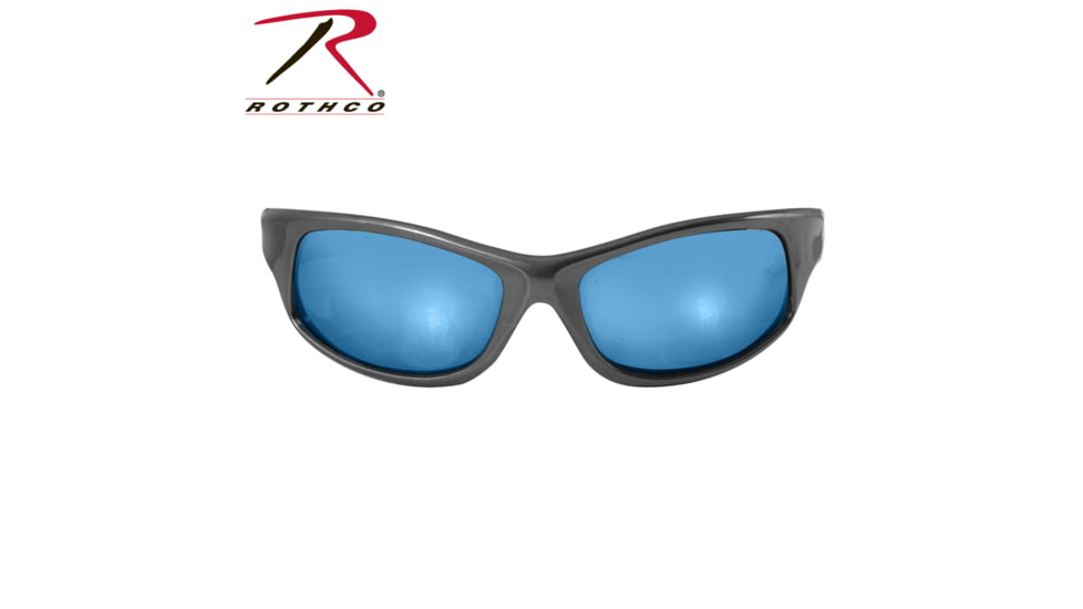 Rothco 9MM Sunglasses, Blue / Mirror, 4356-BlueMirror