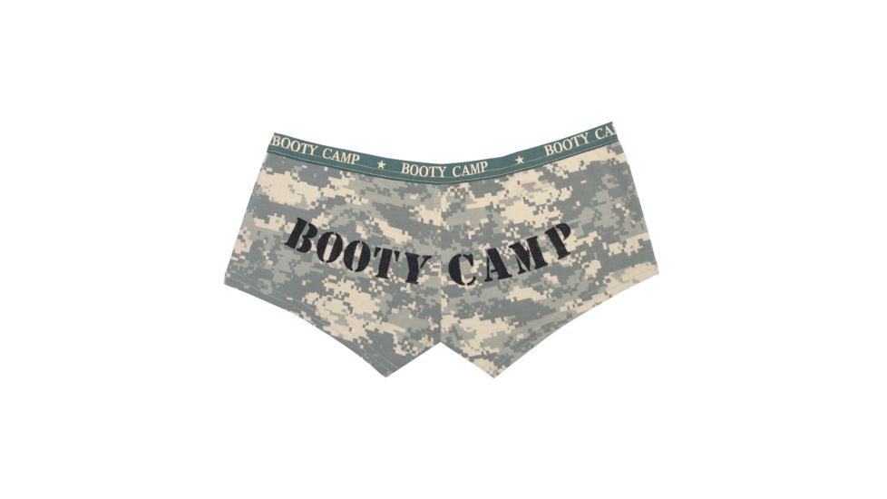 Rothco ACU Digital Booty Camp Booty Shorts &amp; Tank Top, Extra Small, 3477-Bottom-XS
