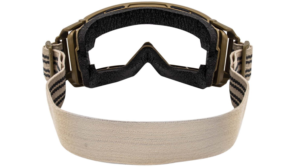 Rothco ANSI Ballistic OTG Goggle System, Interchangeable Smoke/Clear/Yellow Lenses, Coyote Brown Frame, 10738-CoyoteBrown