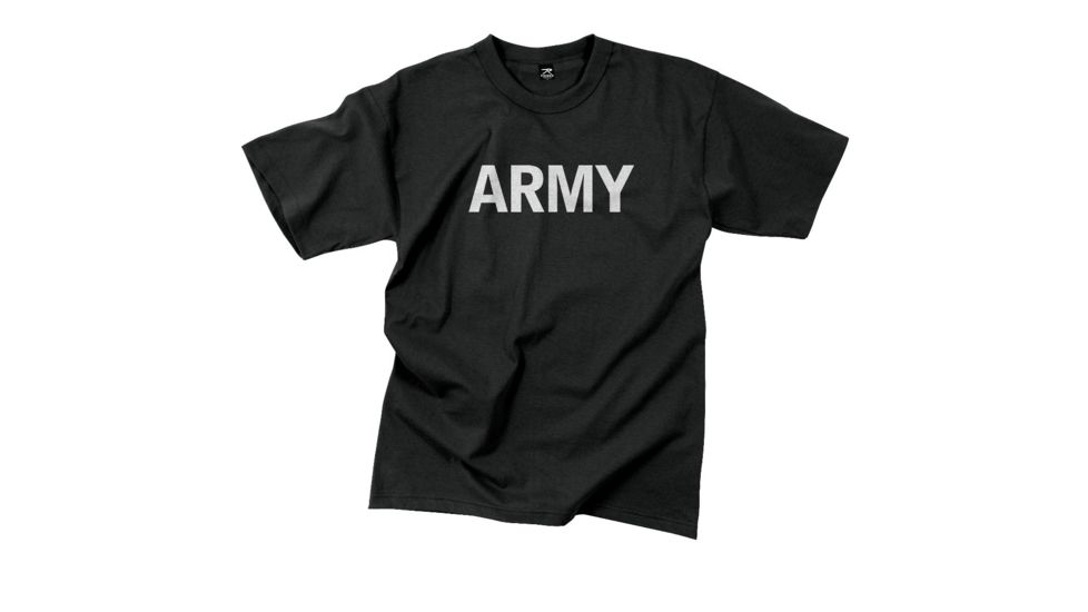 Rothco Army Reflective Grey P/T T-shirt, Small, 7080-S